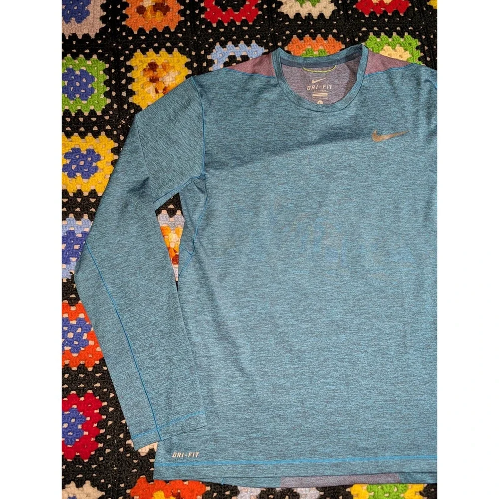 Nike Dri Fit Long Sleeve Shirt Ultimate Seamless Running‎ Tennis Large
